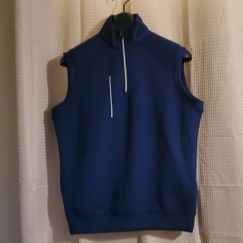 Full turn men vest pull on vest Blue L